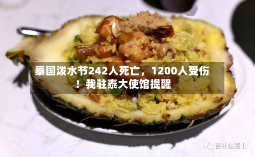 泰国泼水节242人死亡，1200人受伤！我驻泰大使馆提醒-第3张图片