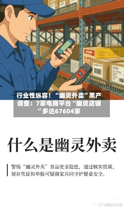 行业性纵容！“幽灵外卖	”黑产调查：7家电商平台“幽灵店铺”多达67604家-第2张图片