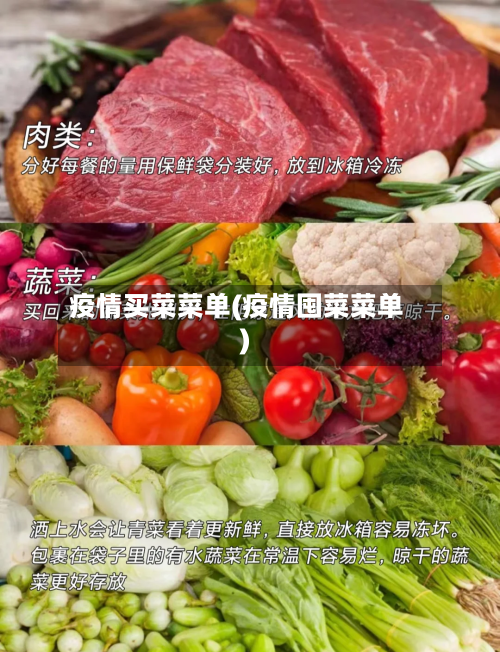 疫情买菜菜单(疫情囤菜菜单)-第2张图片