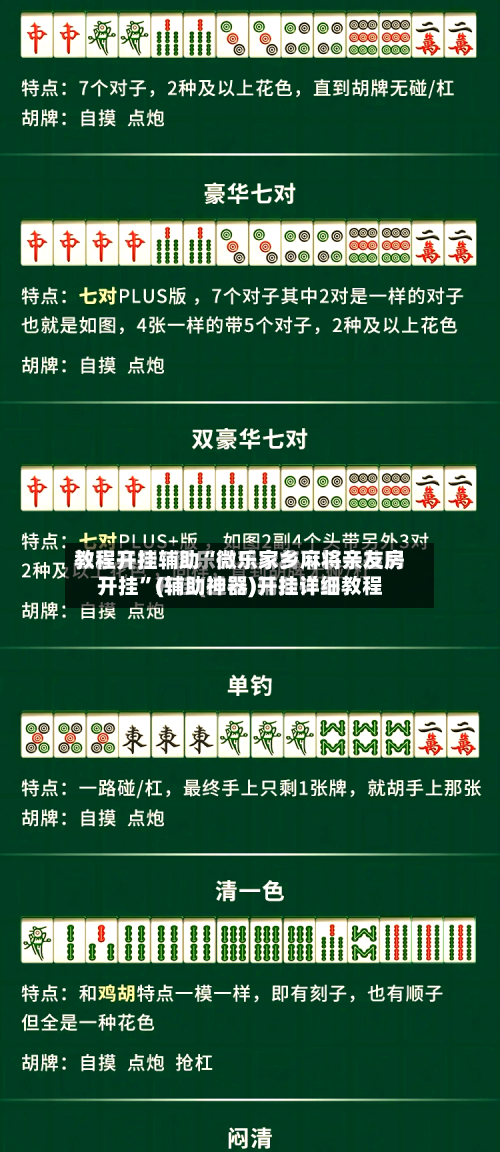 教程开挂辅助“微乐家乡麻将亲友房开挂”(辅助神器)开挂详细教程