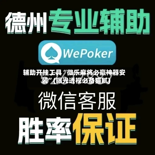 辅助开挂工具“微乐麻将必赢神器安装”(曝光透视必备猫腻)