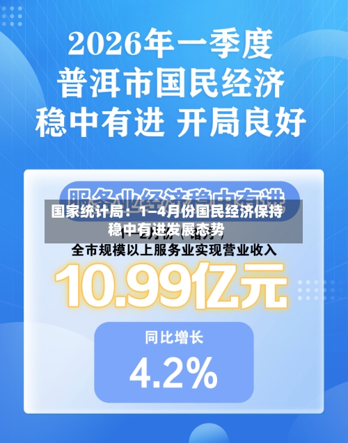 国家统计局：1—4月份国民经济保持稳中有进发展态势