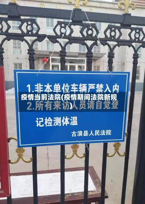 疫情当前法院(疫情期间法院新规)