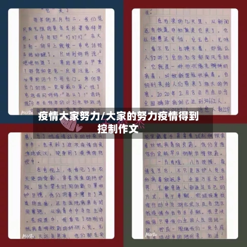 疫情大家努力/大家的努力疫情得到控制作文