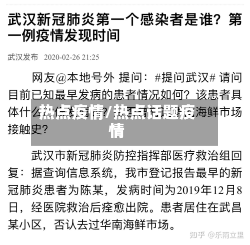 热点疫情/热点话题疫情