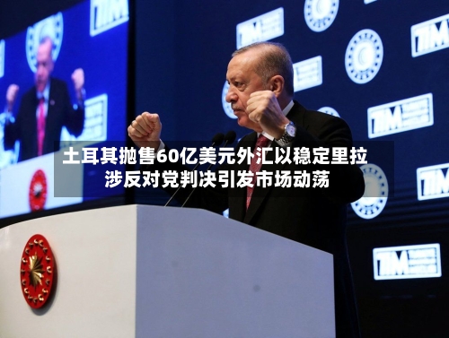 土耳其抛售60亿美元外汇以稳定里拉 涉反对党判决引发市场动荡