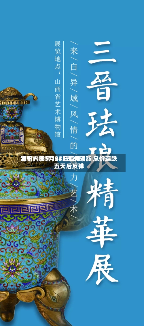 酒价内参5月24日费用发布：国窖1573古20领涨 总价连跌五天后反弹