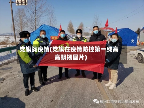党旗战疫情(党旗在疫情防控第一线高高飘扬图片)
