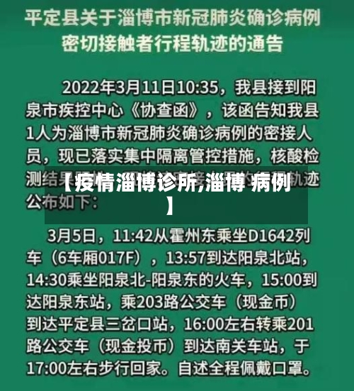 【疫情淄博诊所,淄博 病例】