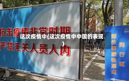 这次疫情中(这次疫情中中国的表现)