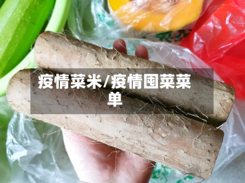 疫情菜米/疫情囤菜菜单
