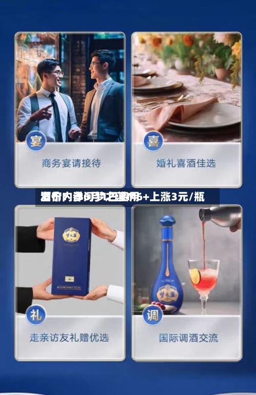 酒价内参6月1日费用发布：洋河梦之蓝M6+上涨3元/瓶