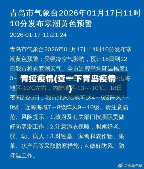 青疫疫情(查一下青岛疫情)