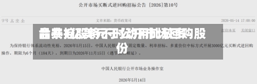 晶泰控股将不时动用比较多
合共1亿美元于公开市场回购股份