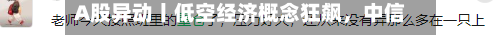 A股异动丨低空经济概念狂飙,中信海直、万丰奥威、宗申动力等多股涨停