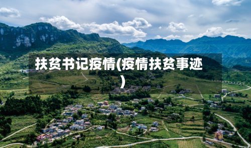扶贫书记疫情(疫情扶贫事迹)