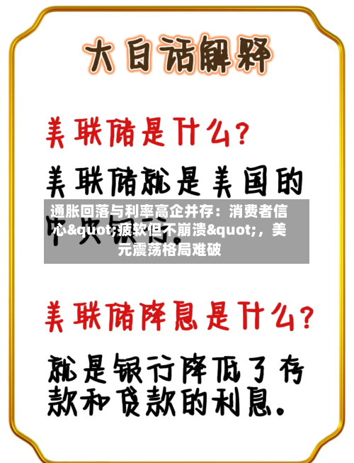 通胀回落与利率高企并存：消费者信心"疲软但不崩溃"，美元震荡格局难破