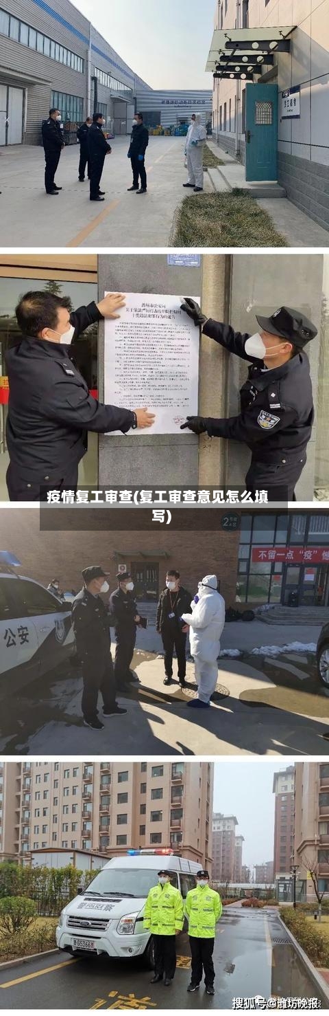 疫情复工审查(复工审查意见怎么填写)