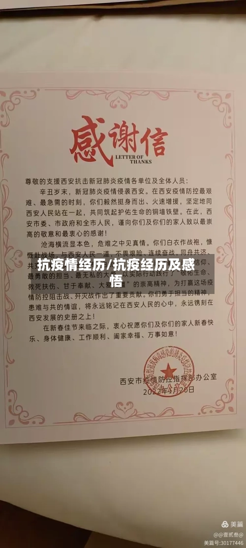 抗疫情经历/抗疫经历及感悟